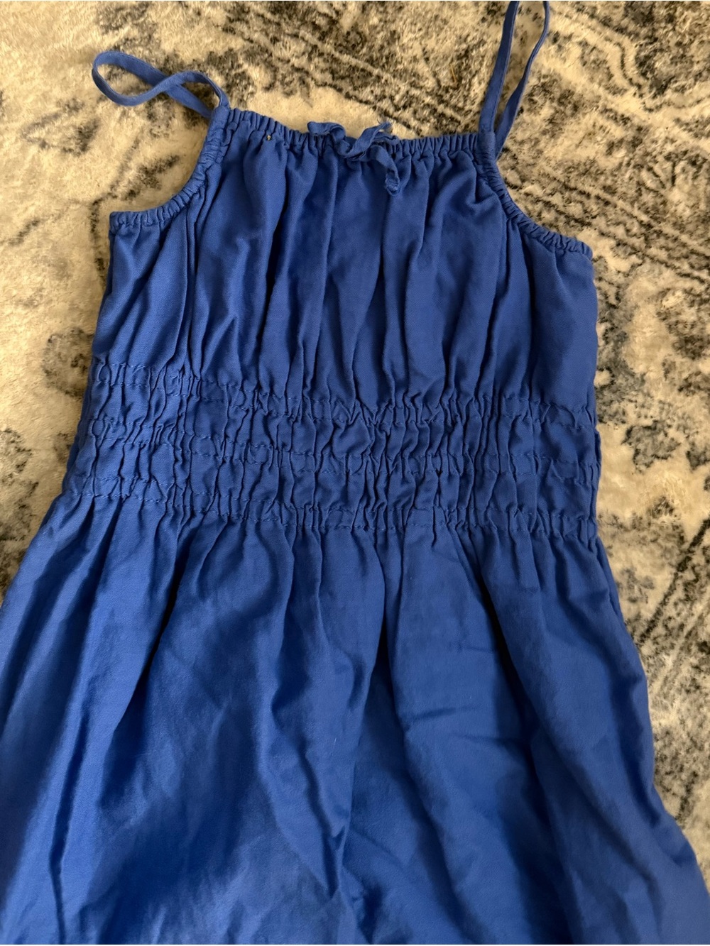 Old Navy Royal Blue Smocked Sundress • 3T